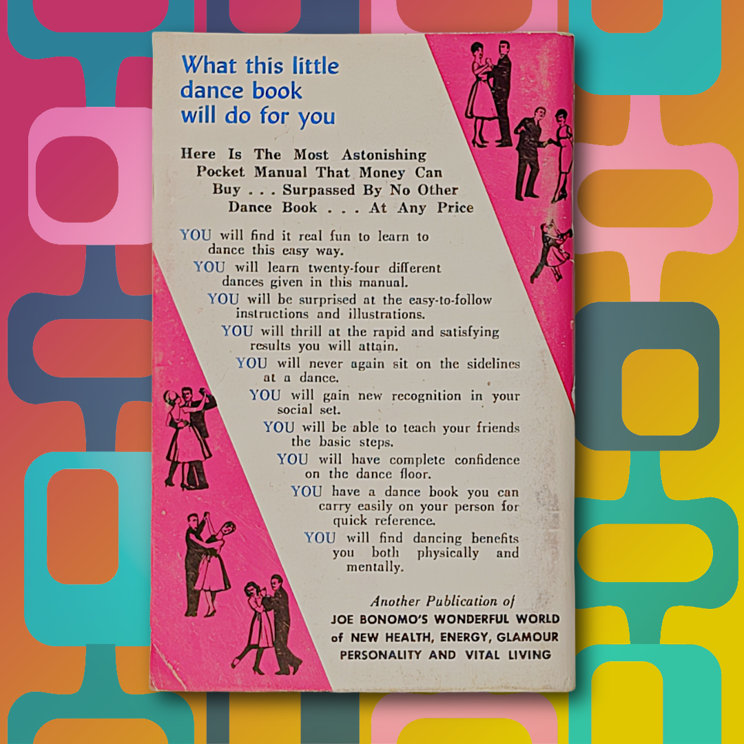 Vintage 50s How to be a Good Dancer pamphlet with charming photos