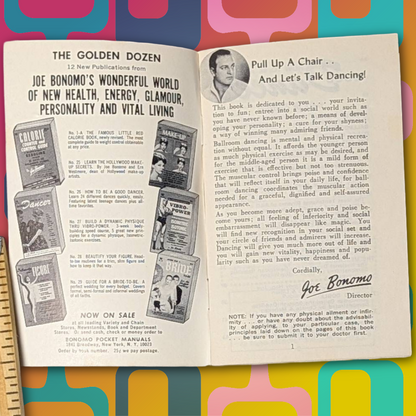 Vintage 50s How to be a Good Dancer pamphlet with charming photos