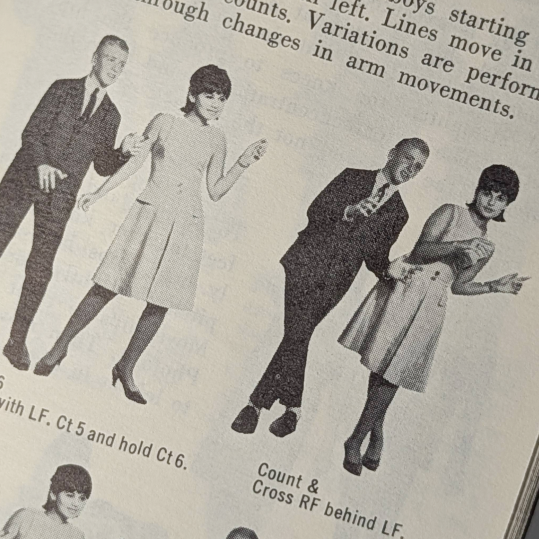 Vintage 50s How to be a Good Dancer pamphlet with charming photos