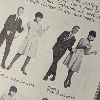 Vintage 50s How to be a Good Dancer pamphlet with charming photos