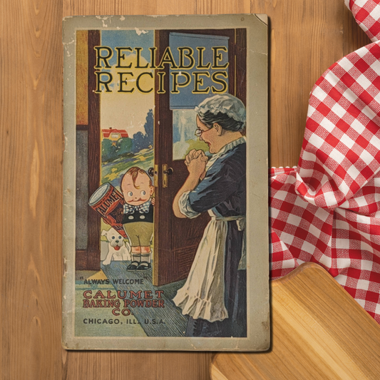 Antique 1918 Calumet Baking Powder "Reliable Recipes" Booklet cooking ephemera