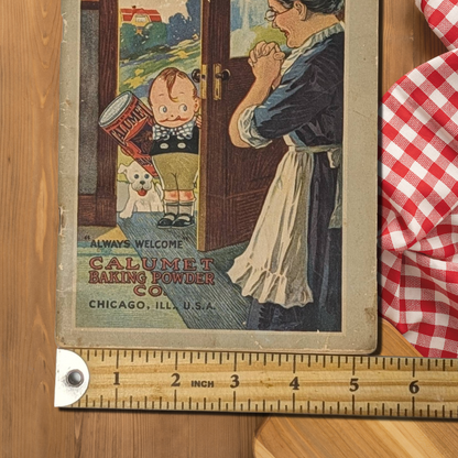 Antique 1918 Calumet Baking Powder "Reliable Recipes" Booklet cooking ephemera
