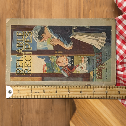 Antique 1918 Calumet Baking Powder "Reliable Recipes" Booklet cooking ephemera