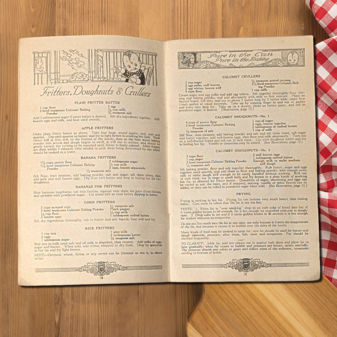Antique 1918 Calumet Baking Powder "Reliable Recipes" Booklet cooking ephemera