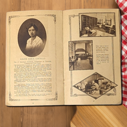 Antique 1918 Calumet Baking Powder "Reliable Recipes" Booklet cooking ephemera