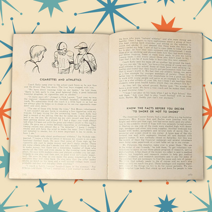 Vintage 1960s "Ken and Barbie Make a Cigarette Survey" Public Health Brochure