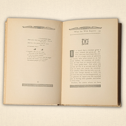 Lovers Alway F.B. Meyer 1912 Antique Hardcover Book Wedding Souvenir Christian