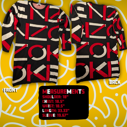 Kenzo Paris women's bold geometric design pullover dress