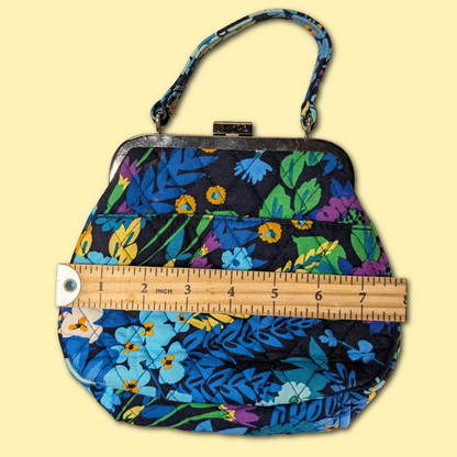 Vera Bradley Midnight Blues (ret. 2014) Kisslock Framed Handbag