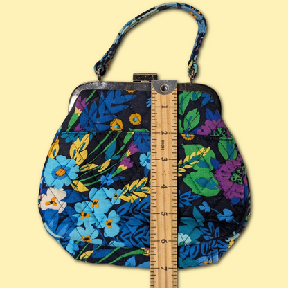 Vera Bradley Midnight Blues (ret. 2014) Kisslock Framed Handbag