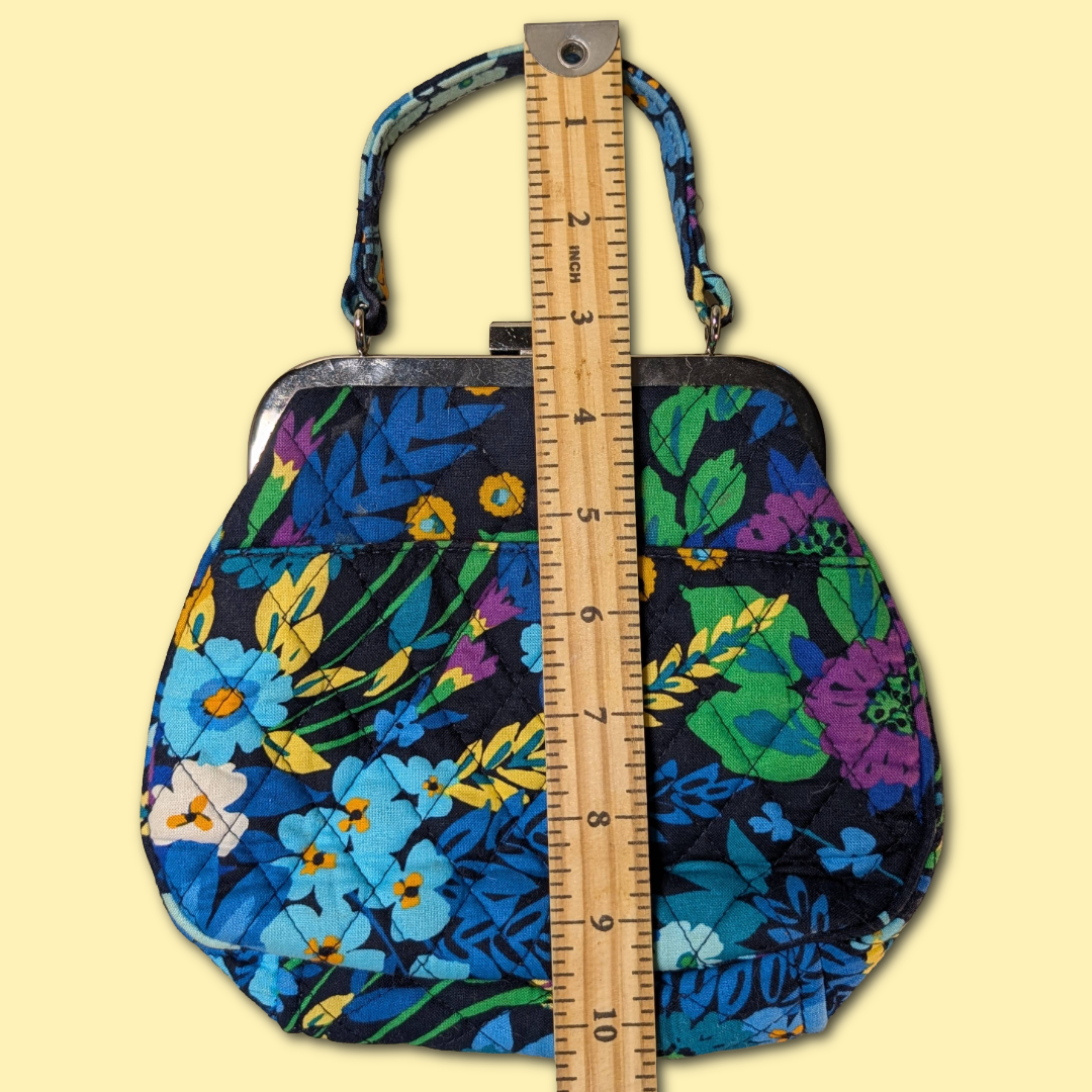 Vera Bradley Midnight Blues (ret. 2014) Kisslock Framed Handbag