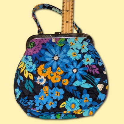 Vera Bradley Midnight Blues (ret. 2014) Kisslock Framed Handbag