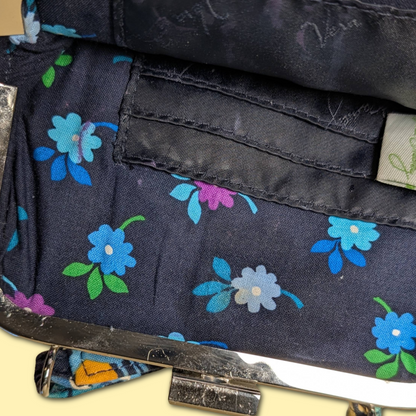 Vera Bradley Midnight Blues (ret. 2014) Kisslock Framed Handbag