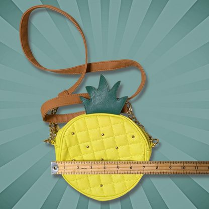 Betsey Johnson Kitsch "XO Prickly" Quilted Pineapple Crossbody