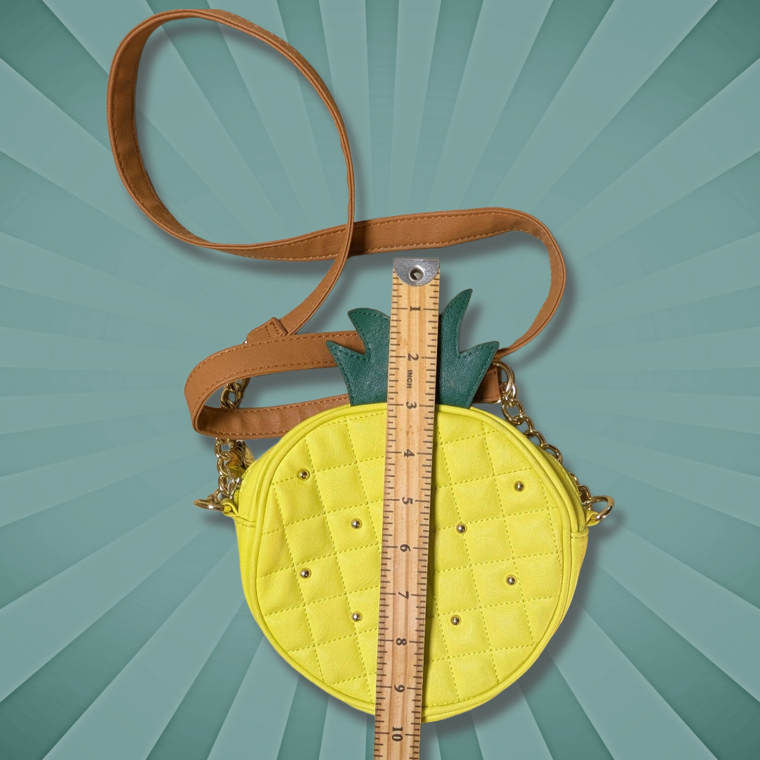 Betsey Johnson Kitsch "XO Prickly" Quilted Pineapple Crossbody