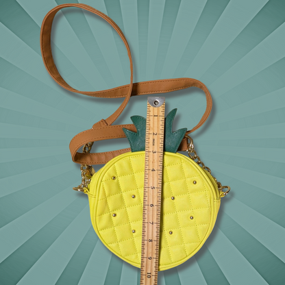 Betsey Johnson Kitsch "XO Prickly" Quilted Pineapple Crossbody