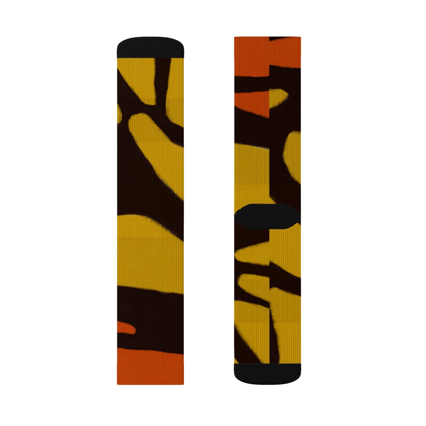 Monarch Majesty Unisex Cushioned Crew Socks ft. Original Butterfly Wing Art