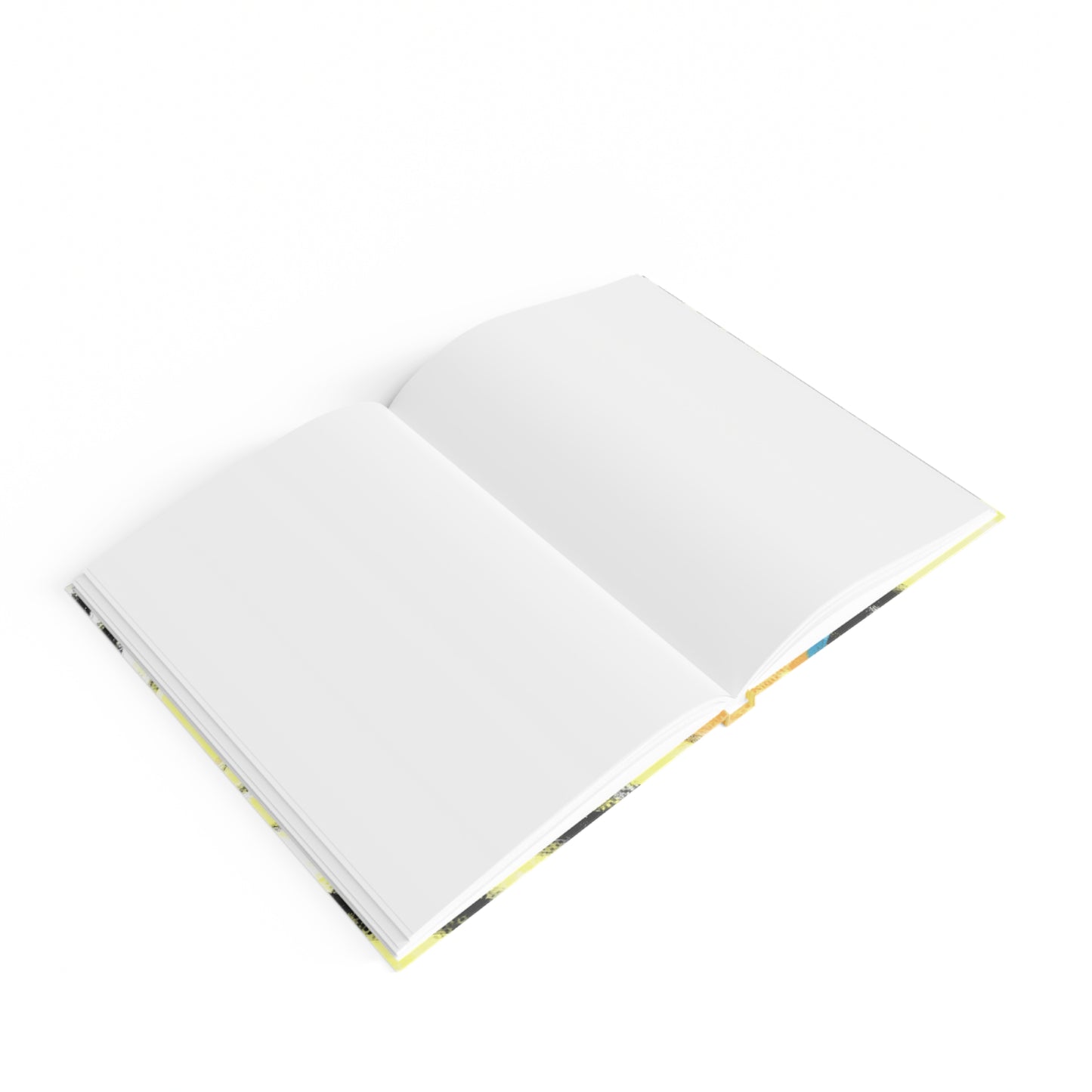 Eastern Tiger Swallowtail Butterfly Wing Hardcover Journal - 128 5"x7" 90gsm Blank Pages, Lay-Flat Binding