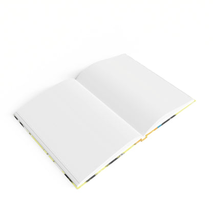 Eastern Tiger Swallowtail Butterfly Wing Hardcover Journal - 128 5"x7" 90gsm Blank Pages, Lay-Flat Binding