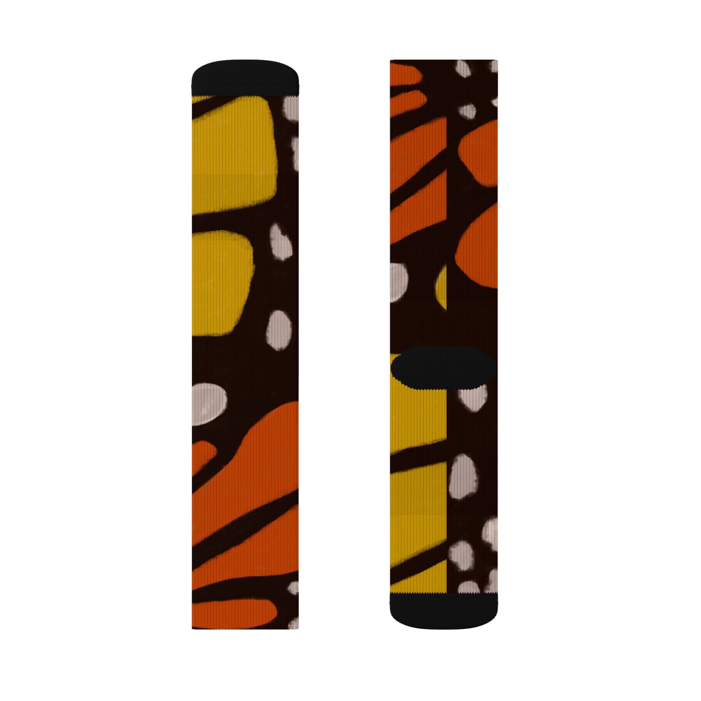 Monarch Majesty Unisex Cushioned Crew Socks ft. Original Butterfly Wing Art